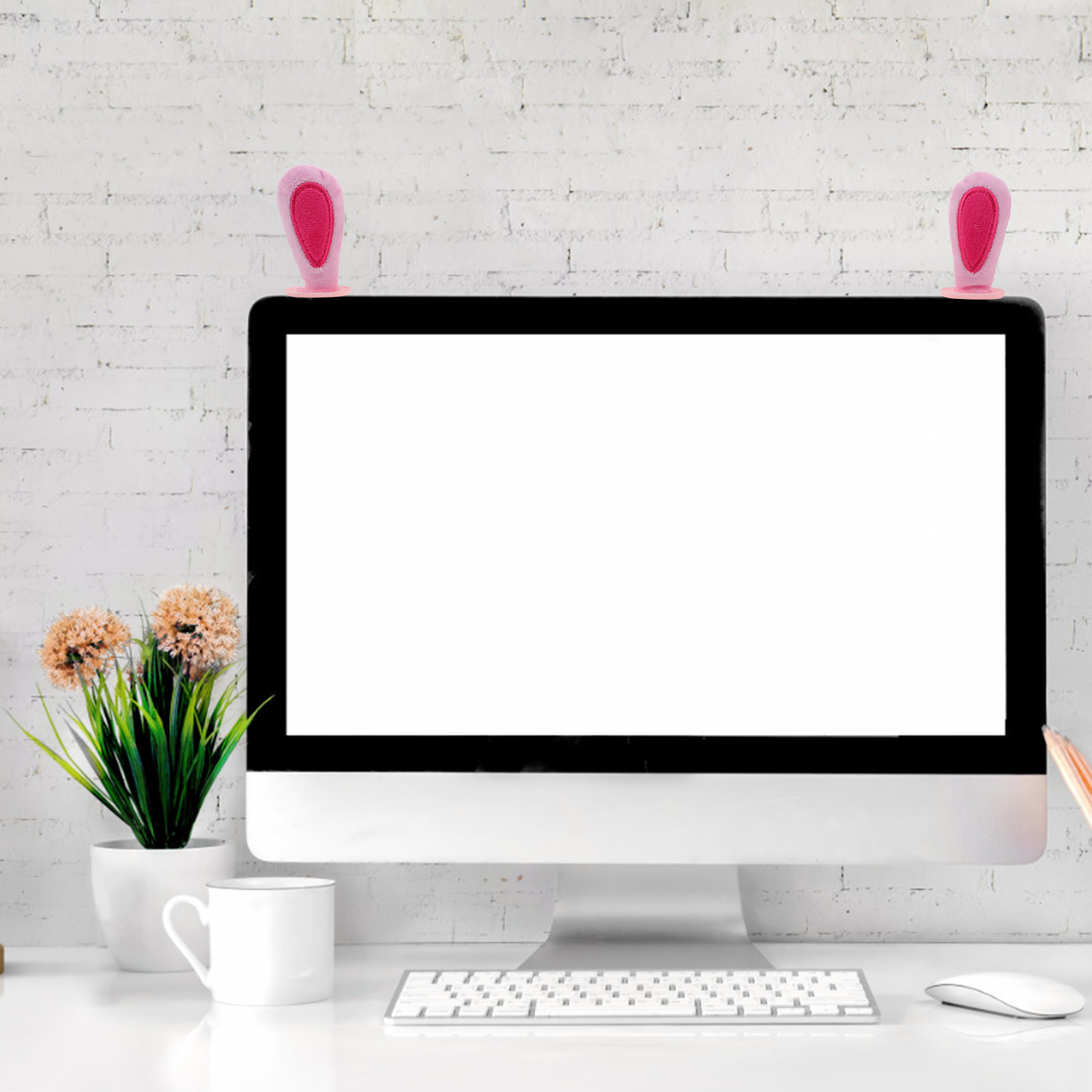 2Pairs Computer Monitor Decor  - Setup Desk Monitor ulasan dan harga