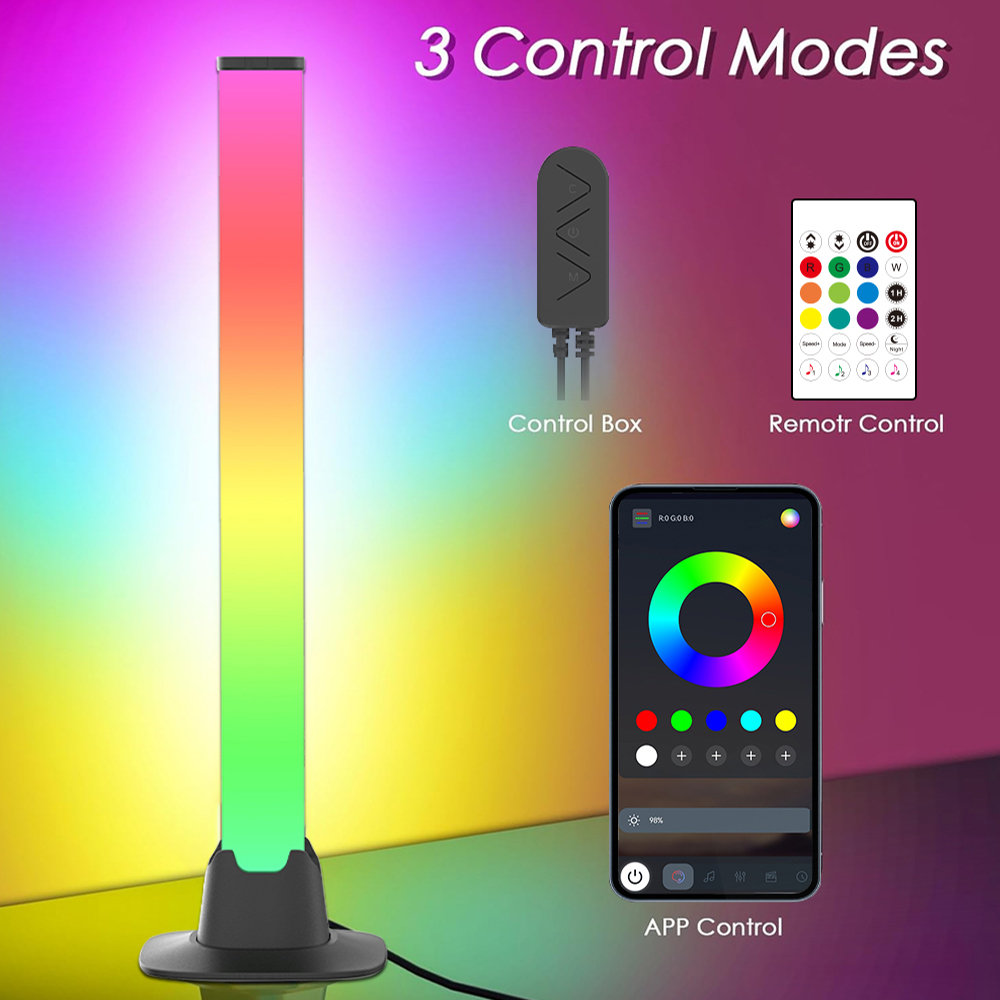 Desktop Setup RGB LED Lights B - Desk Setup With Tv ulasan dan harga