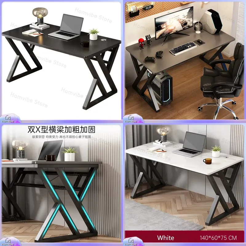 Modern Minimalist Computer Des - Desk Setup L Shaped ulasan dan harga