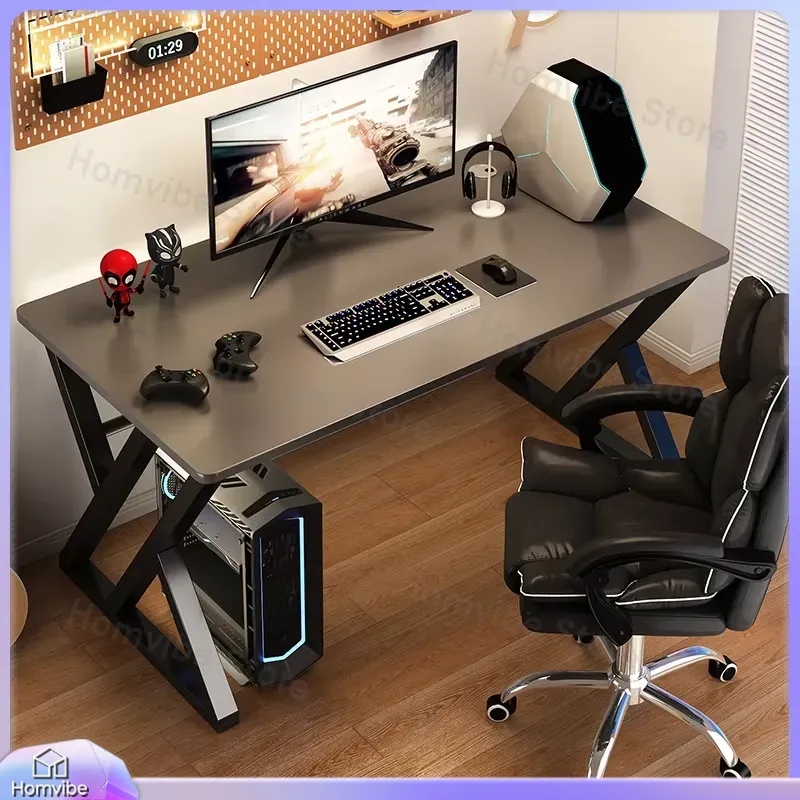 Modern Minimalist Computer Des - Desk Setup L Shaped ulasan dan harga