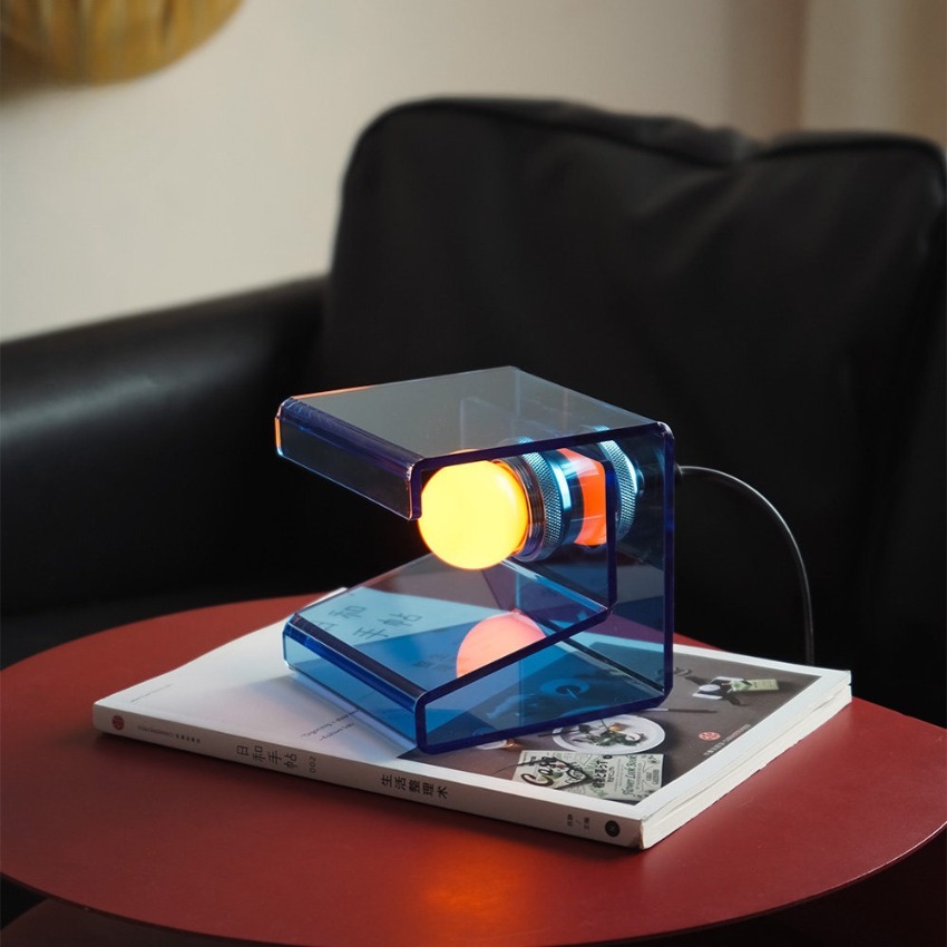 Modern Acrylic Cube Table Lamp - Desk Setup Minimalist ulasan dan harga