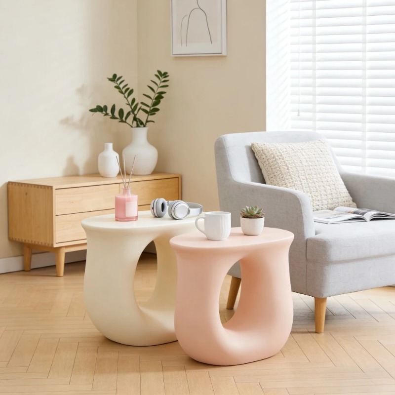 U-Shaped Corner Coffee Table,  - Desk Setup Minimalist ulasan dan harga
