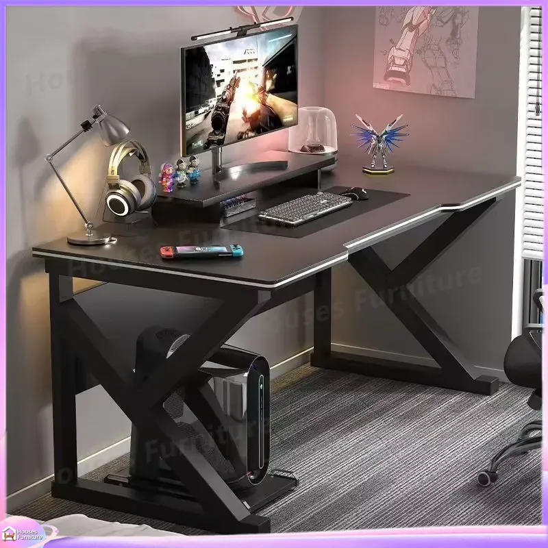 Cafe Metal Gaming Desk Black M - Desk Setup L Shaped ulasan dan harga