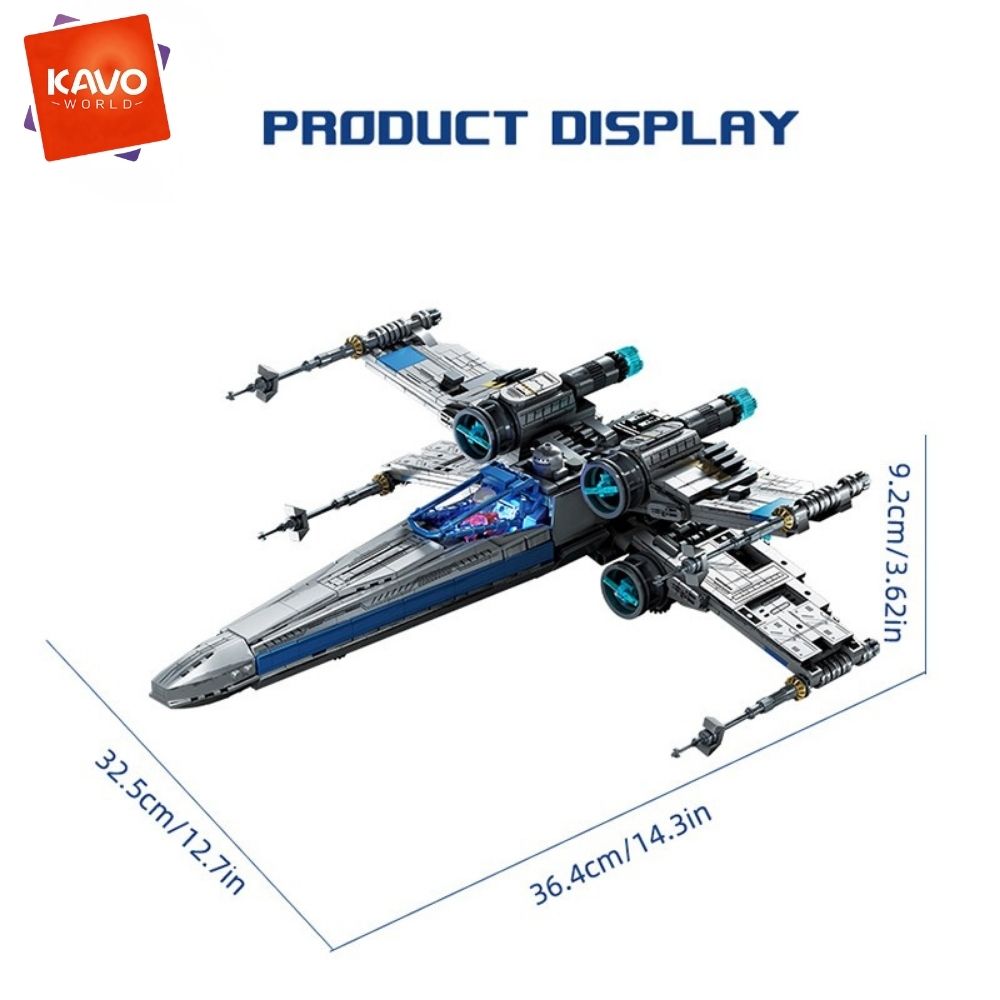 KAVOWORLD 1271pcs Sci-Fi Space - Desk Setup Xbox ulasan dan harga
