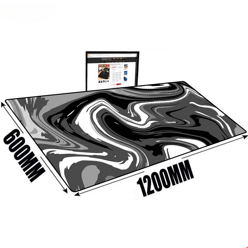 Large Mat Mouse Pad Fluid Art  - Desk Setup Pc And Laptop ulasan dan harga