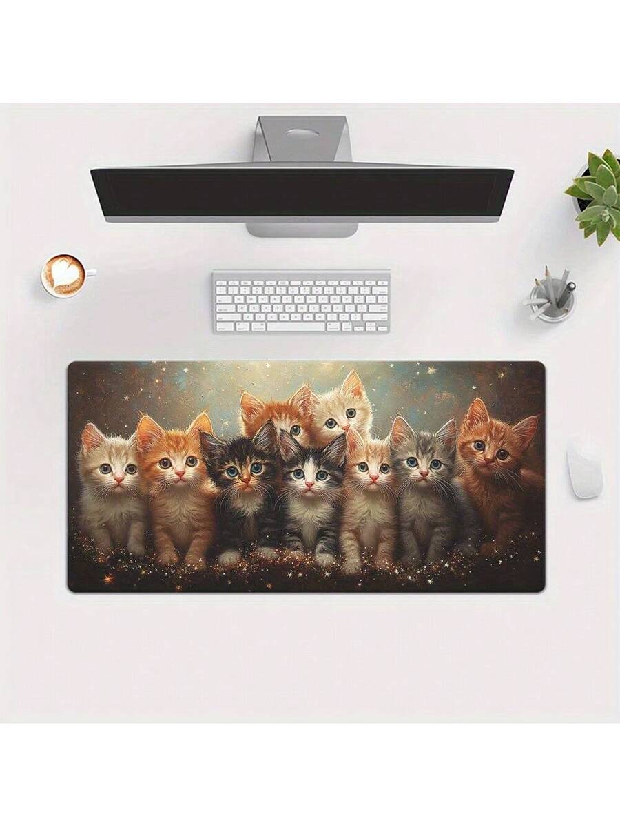 Cute Kitten Gaming Mouse Pad D - Desk Setup Pc And Laptop ulasan dan harga