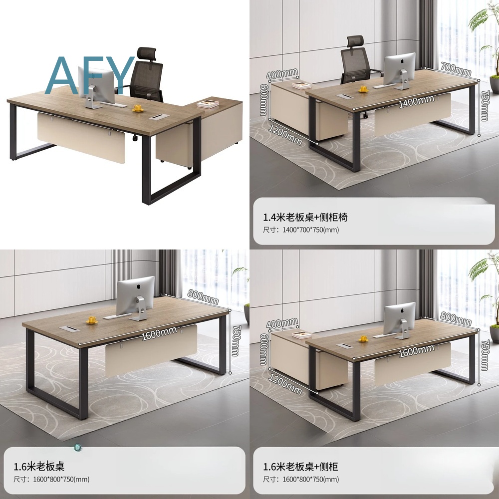 Executive Desk Set for Office  - Desk Setup L Shaped ulasan dan harga