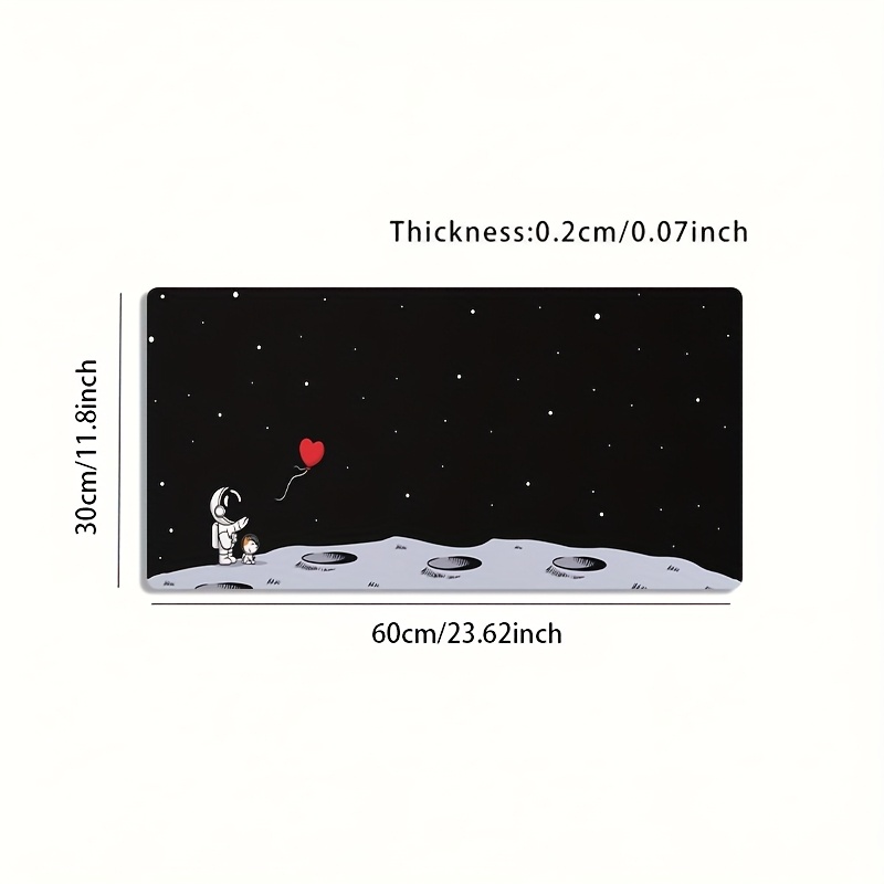 Astronaut Moon Space Oversized - Desk Setup Pc And Laptop ulasan dan harga