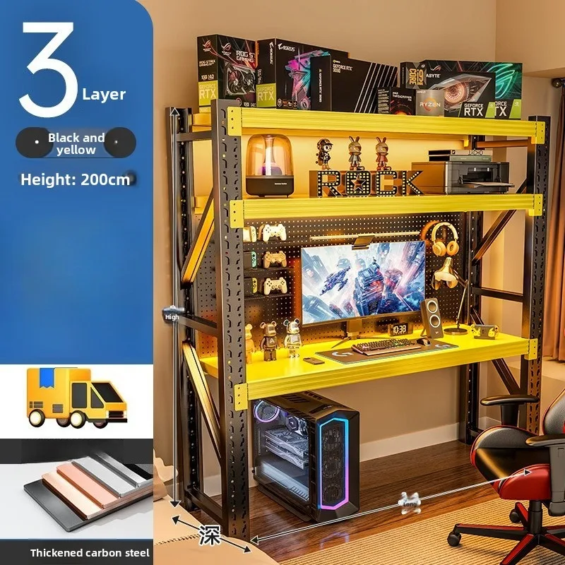 # Ergonomic Gaming Desk with M - Desk Setup L Shaped ulasan dan harga
