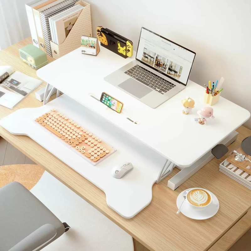 Standing Desk Riser Height Adj - Desk Setup Minimalist ulasan dan harga
