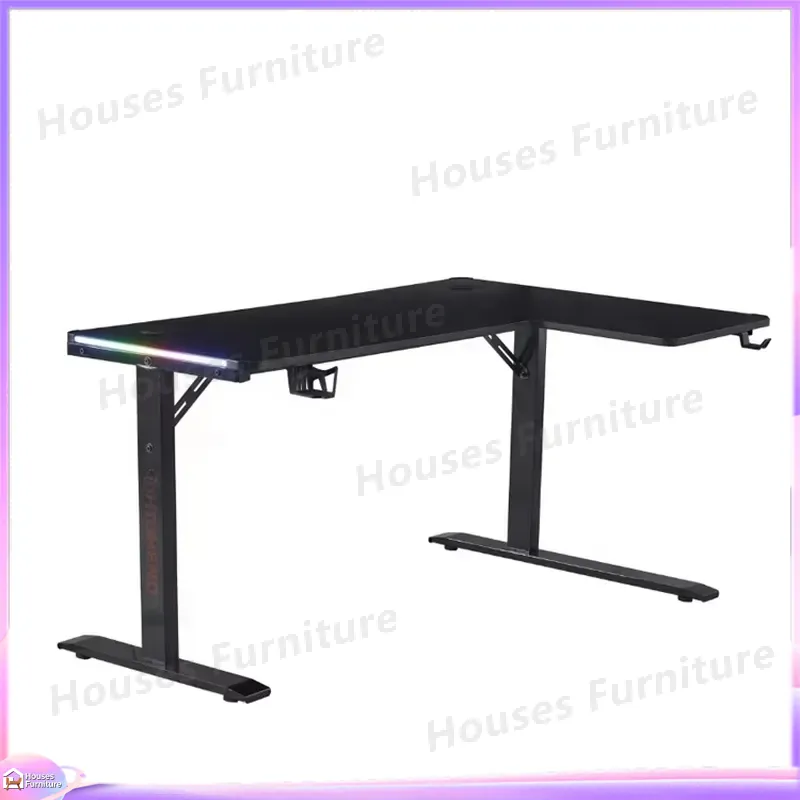 Large 160cm Gaming Desk with L - Desk Setup L Shaped ulasan dan harga