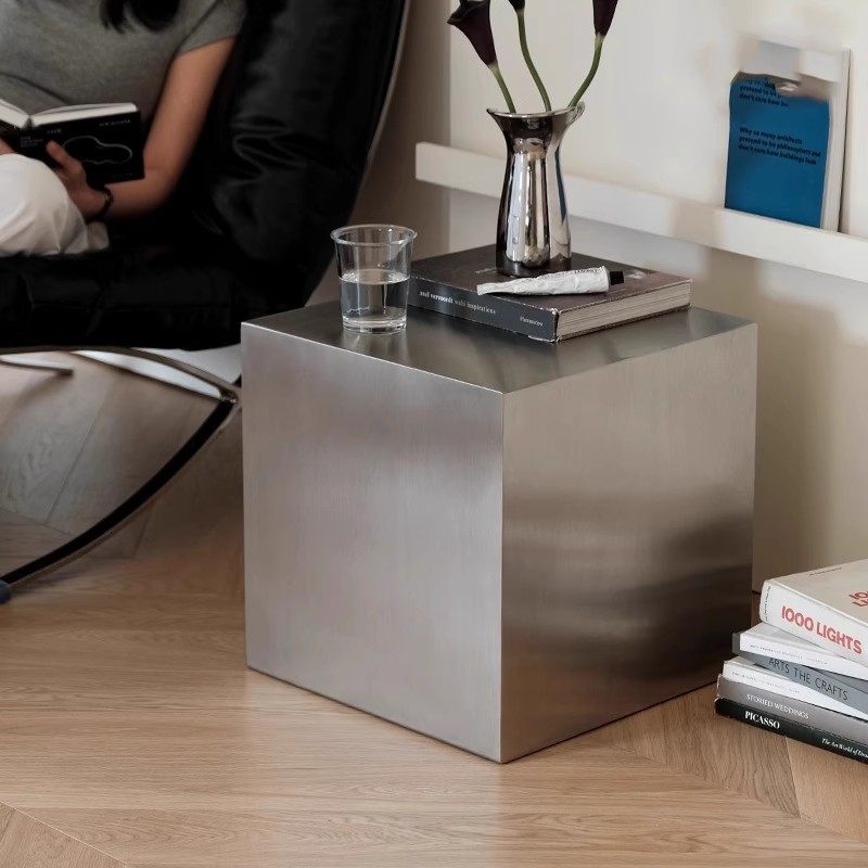 Italian Stainless Steel Side T - Desk Setup Minimalist ulasan dan harga