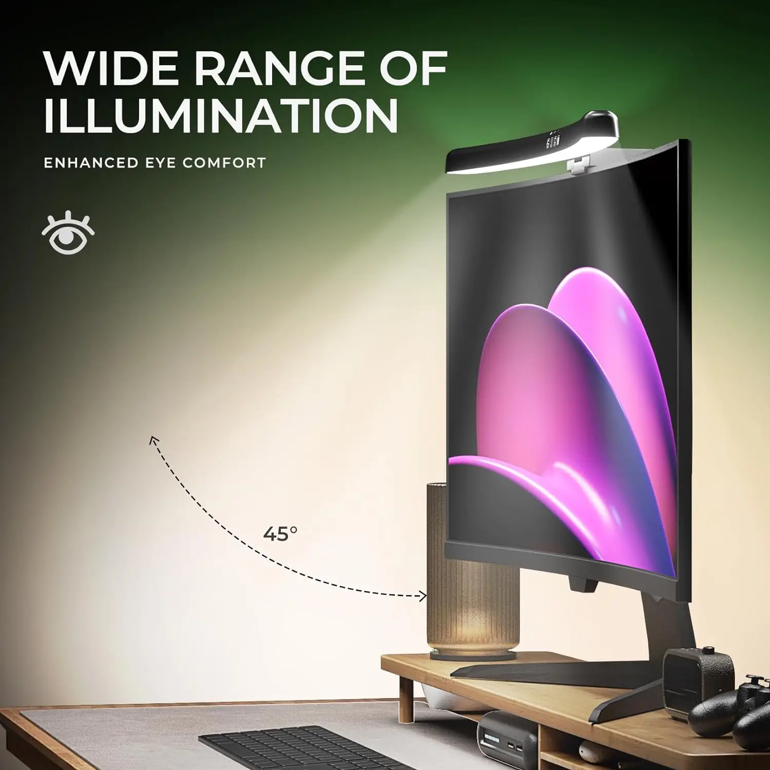 Computer Monitor Light Bar RGB - Desk Setup Lamp ulasan dan harga
