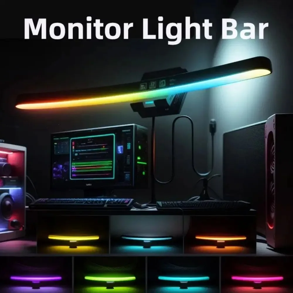 Computer Monitor Light Bar RGB - Desk Setup Lamp ulasan dan harga